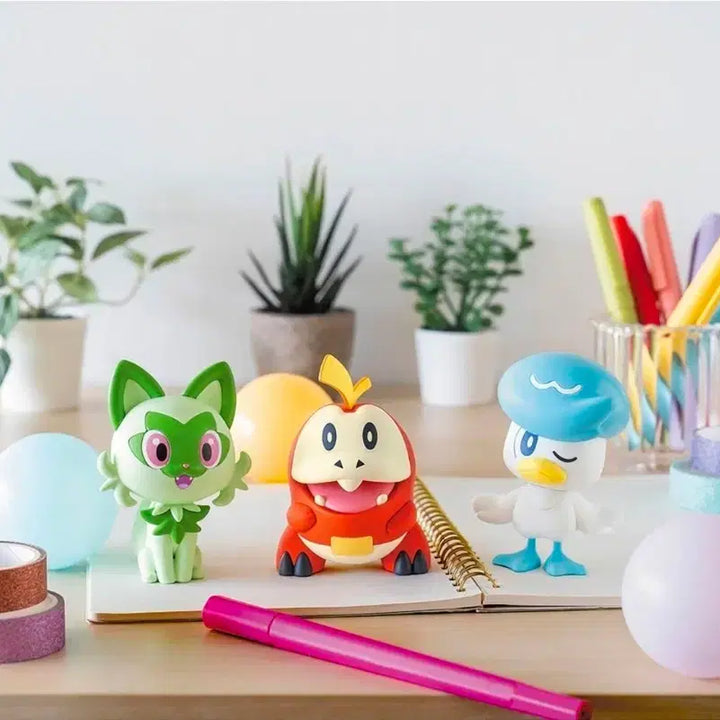 [BUNJANG] Bandai Poképla Quick! Paldea Starter Pokémon 3-Set (Sprigatito, Fuecoco, Quaxly) - Sealed / 반다이 포켓프라 퀵 미개봉 새제품 팔데아 스타팅 포켓몬 3종 세트 미개봉