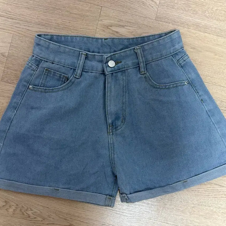 [BUNJANG] Blue Denim Shorts / 청반바지