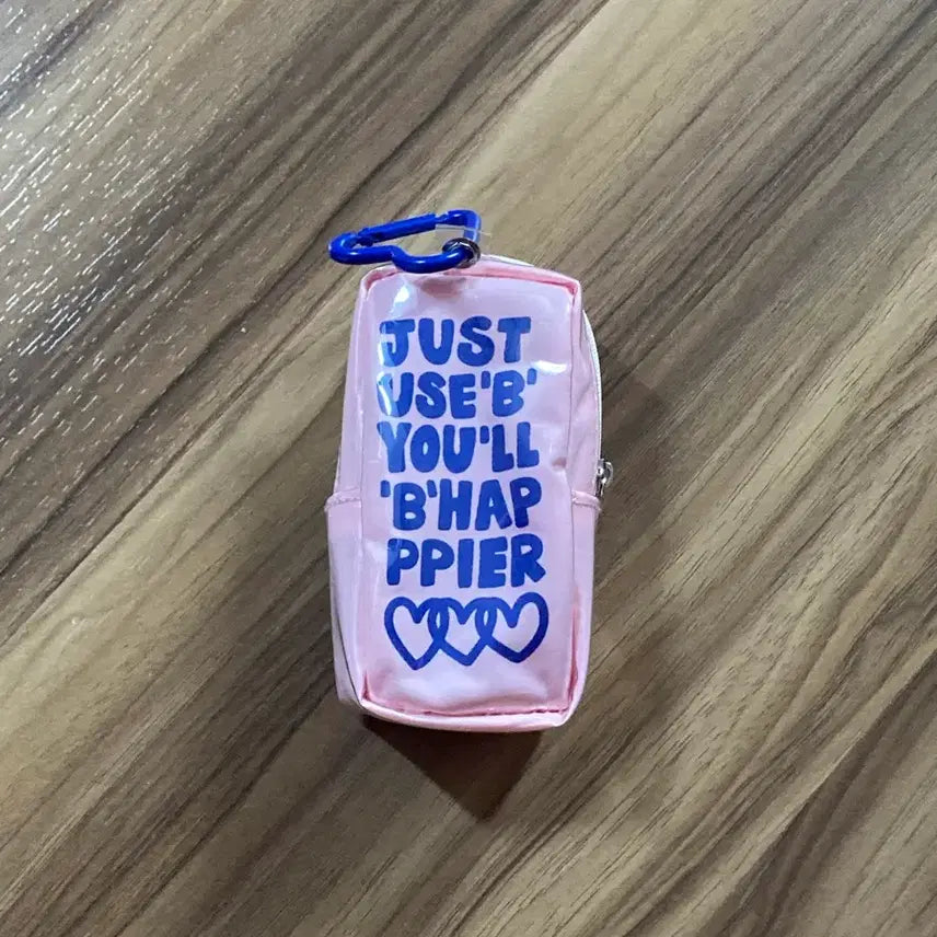 [BUNJANG] Pink Pouch Keyring / 핑크색 파우치 키링