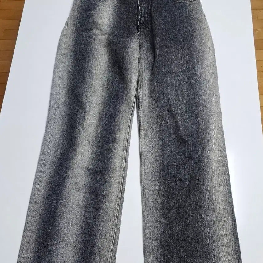 [BUNJANG] Modnine Washed Wide Denim Pants Size 30 / 모드나인 워싱 와이드 데님 팬츠 30