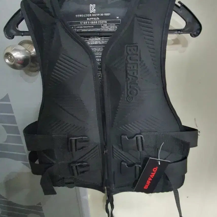 [BUNJANG] BUFFALO Safety Vest M Black / BUFFALO 버팔로 안전 조끼 M 블랙