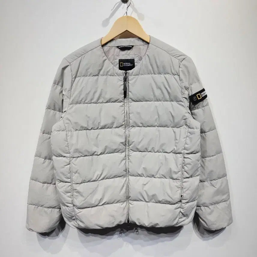 [BUNJANG] National Geographic Lightweight Round Neck Duck Down Padding Jacket / 내셔널지오그래픽 라운드넥 경량 덕다운 패딩 자켓
