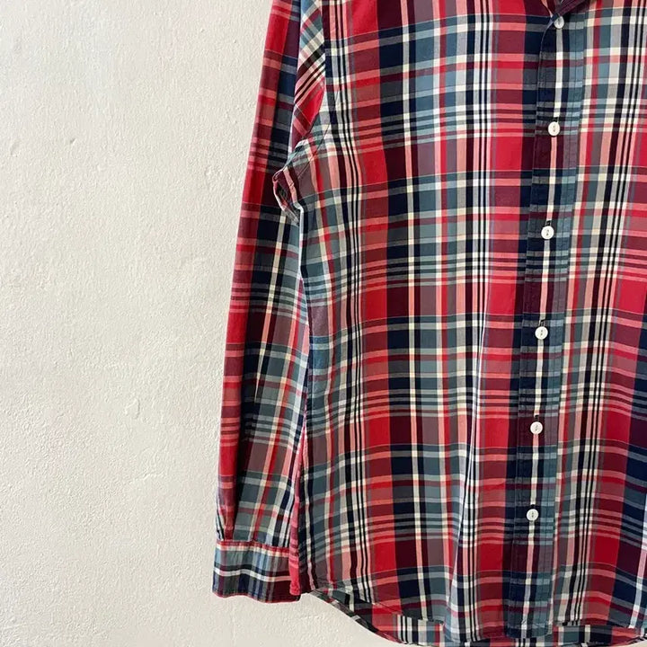 [BUNJANG] Polo Custom Fit Checkered Shirt / 폴로 커스텀핏 체크 셔츠