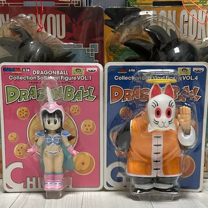 [BUNJANG] Dragon Ball Soft Vinyl Figures Set (4 Types, Unsealed) / 드래곤볼 소프비 피규어 4종 개봉 일괄 판매