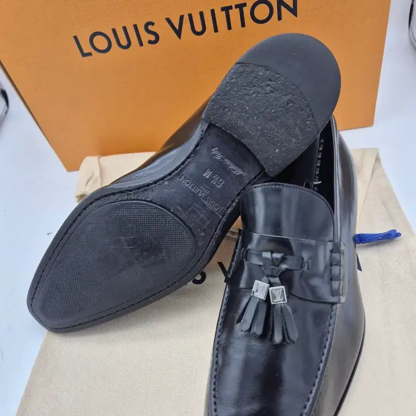 [BUNJANG] Louis Vuitton Black Tassel Loafers Men&