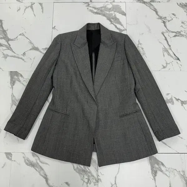 [BUNJANG] Blossom Oversized Check Jacket / 블라썸 오버핏 체크 자켓