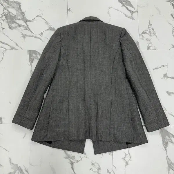 [BUNJANG] Blossom Oversized Check Jacket / 블라썸 오버핏 체크 자켓