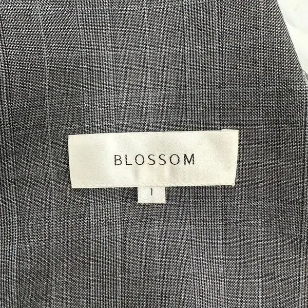 [BUNJANG] Blossom Oversized Check Jacket / 블라썸 오버핏 체크 자켓