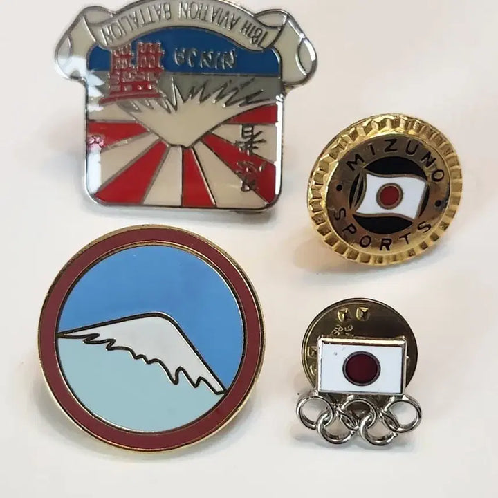 [BUNJANG] Japanese Pin Badge Collection (Mizuno, Olympics, Mt. Fuji) / 배지, 일본 핀뱃지 모음 (미즈노/올림픽/후지산 등포함)