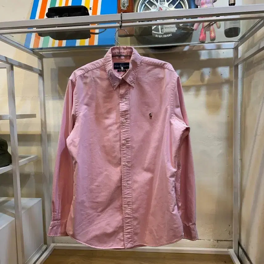 [BUNJANG] Polo Ralph Lauren Oxford Shirt Pink M / 폴로 랄프로렌 옥스포드 셔츠 핑크 M