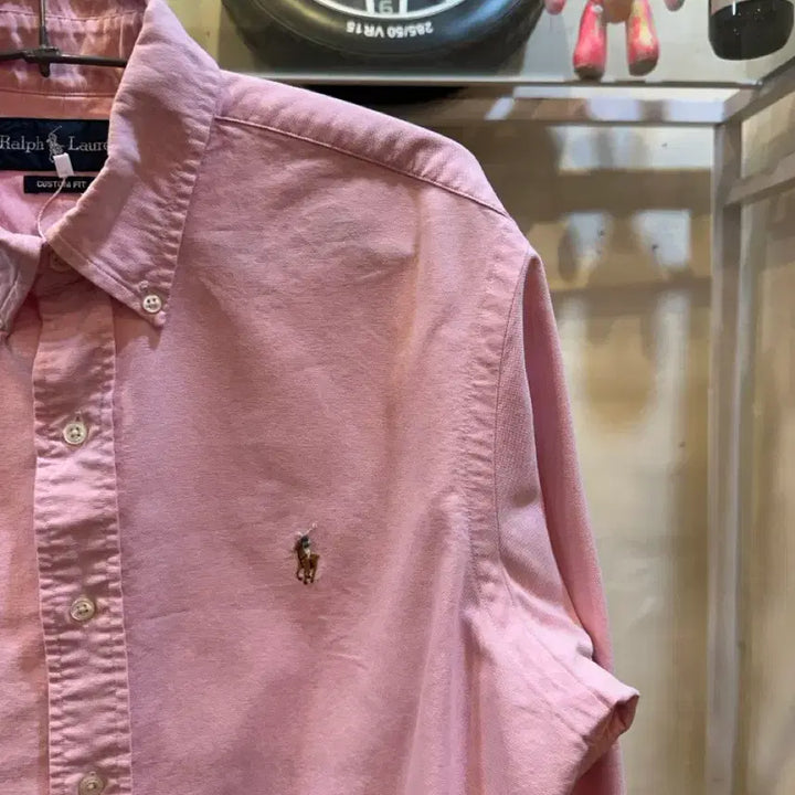[BUNJANG] Polo Ralph Lauren Oxford Shirt Pink M / 폴로 랄프로렌 옥스포드 셔츠 핑크 M