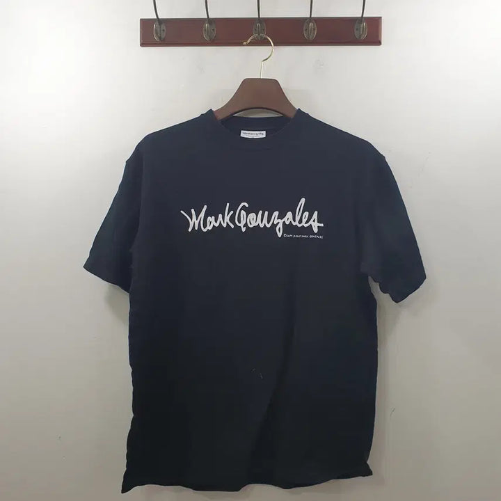 [BUNJANG] M.G.L. Mens Black Daily Logo Short Sleeve T-Shirt / M 마크곤잘레스 남성 블랙 데일리 로고 반팔 티셔츠