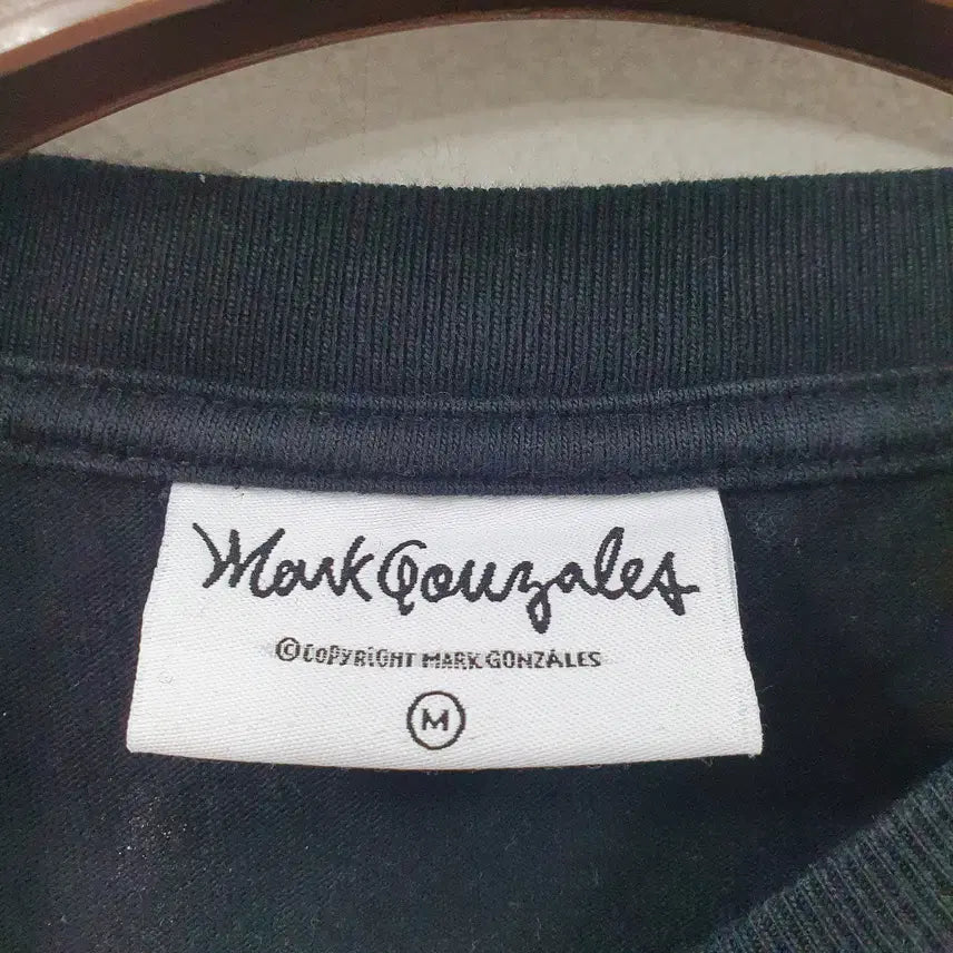 [BUNJANG] M.G.L. Mens Black Daily Logo Short Sleeve T-Shirt / M 마크곤잘레스 남성 블랙 데일리 로고 반팔 티셔츠