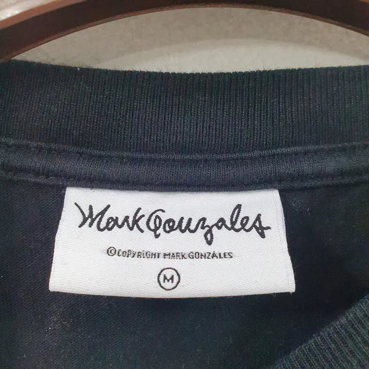 [BUNJANG] M.G.L. Mens Black Daily Logo Short Sleeve T-Shirt / M 마크곤잘레스 남성 블랙 데일리 로고 반팔 티셔츠