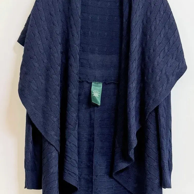 [BUNJANG] Ralph Lauren Shawl Cardigan Navy / 랄프로렌 숄 가디건 네이비 xxs/xs