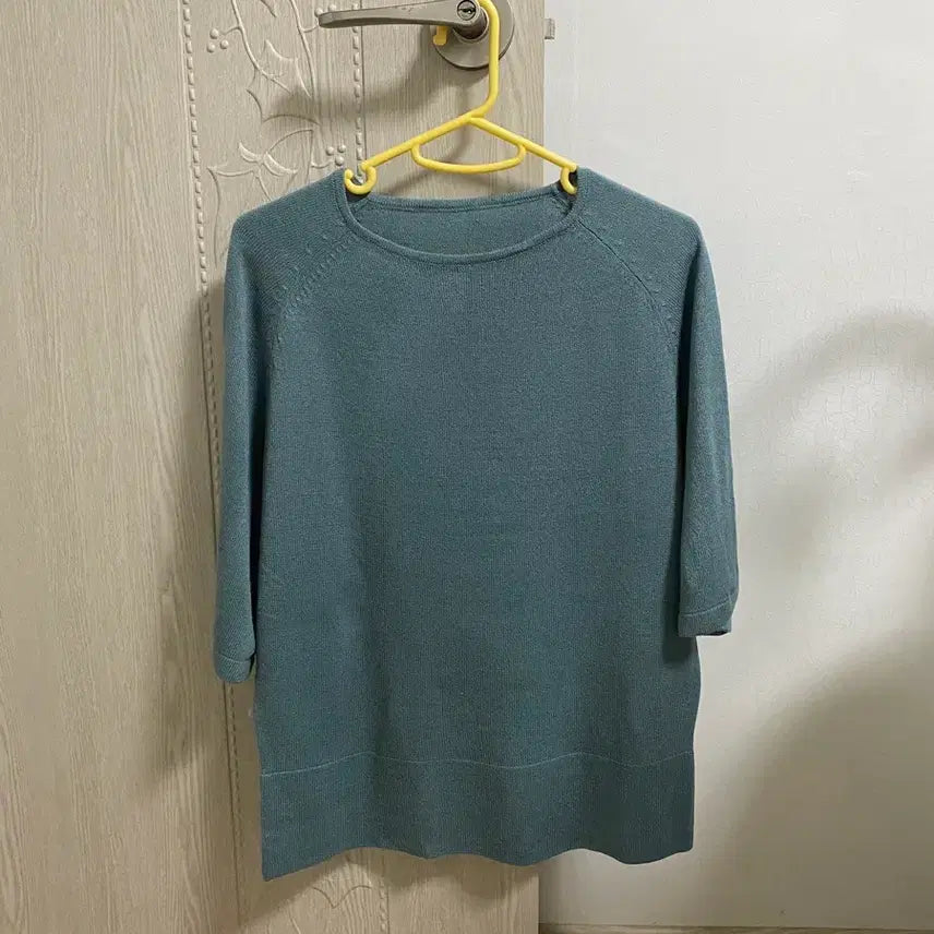 [BUNJANG] Yesses Color Block Knit Set Up Mint / 예쎄 배색니트 셋업 민트