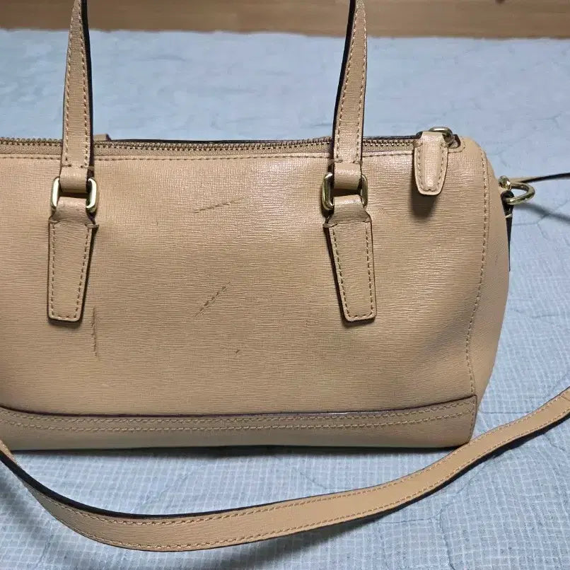 [BUNJANG] Coach Saffiano Leather Mini Satchel Bag 49392 / 정품 코치 사피아노 레더 미니 사첼백