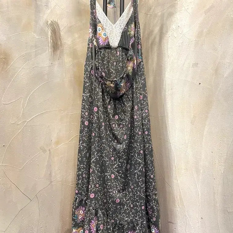 [BUNJANG] Maje Ethnic Halterneck Dress / 마쥬 에스닉 홀터넥 원피스 66