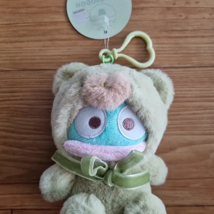 [BUNJANG] Sanrio Hangyodon Latte Bear Keyring Plush / 산리오 한교동 라떼베어 키링 인형