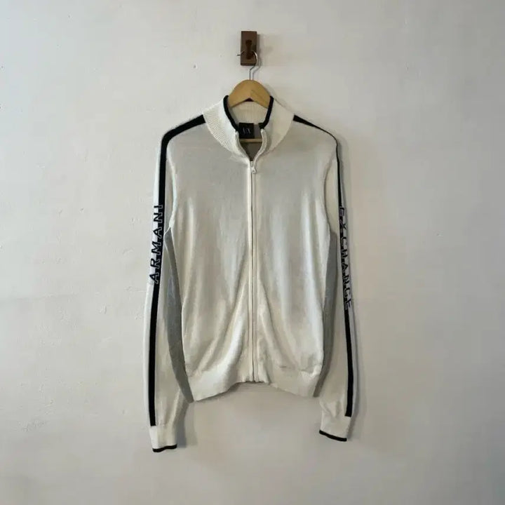 [BUNJANG] Armani Knit Zip-Up Jacket / 알마니 니트 집업