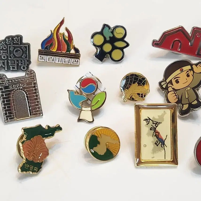 [BUNJANG] Olympic/Tourist Attraction Commemorative Badge Collection / 배지, 올림픽/관광지 기념 뱃지 모음, 개당 8천원