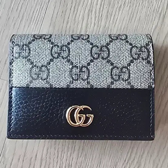 [BUNJANG] Gucci GG Marmont Card Case Black / 구찌 GG마몽 카드지갑 새상품