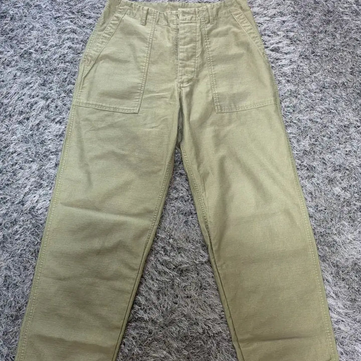 [BUNJANG] Outstanding Fatigue Cotton Pants Olive / 아웃스탠딩 퍼티그 코튼 팬츠 올리브