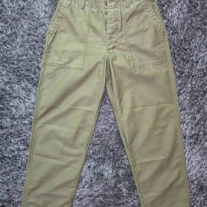 [BUNJANG] Outstanding Fatigue Cotton Pants Olive / 아웃스탠딩 퍼티그 코튼 팬츠 올리브