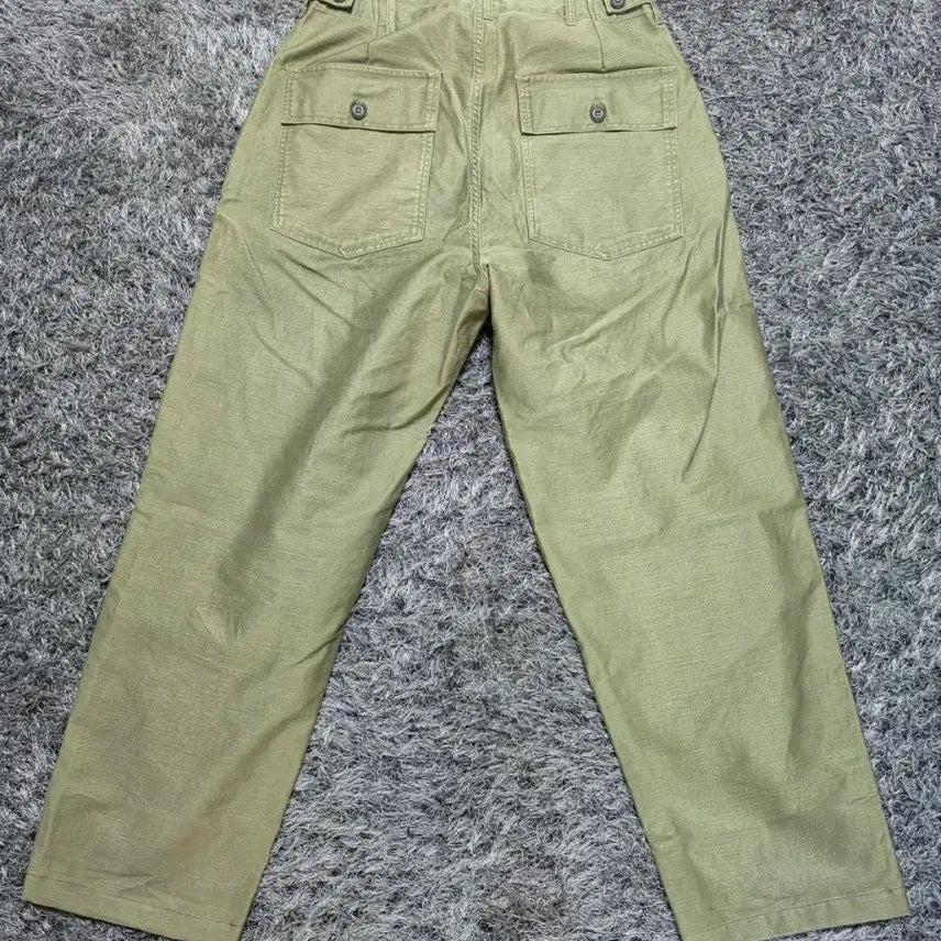 [BUNJANG] Outstanding Fatigue Cotton Pants Olive / 아웃스탠딩 퍼티그 코튼 팬츠 올리브