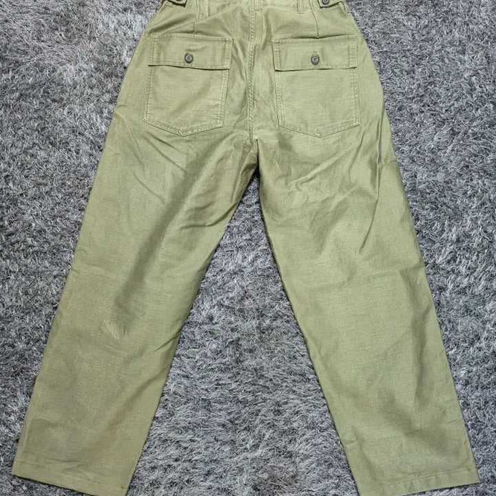 [BUNJANG] Outstanding Fatigue Cotton Pants Olive / 아웃스탠딩 퍼티그 코튼 팬츠 올리브