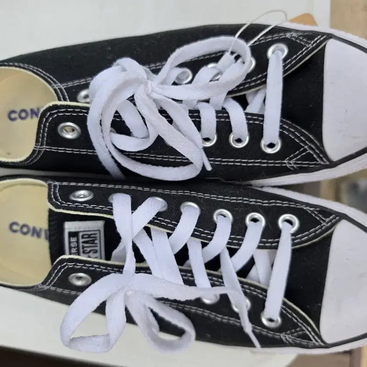 [BUNJANG] Converse Chuck Taylor All Star Black Low Top Sneakers / 컨버스 척테일러 올스타 블랙 로우 스니커즈