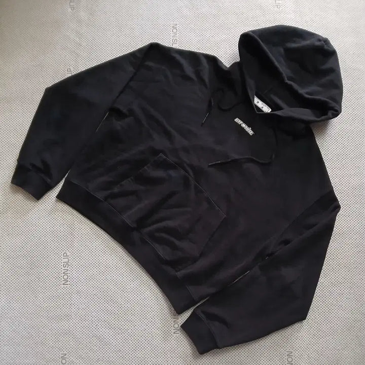 [BUNJANG] Off-White Black Hoodie / OFF-WHITE 블랙 후드티