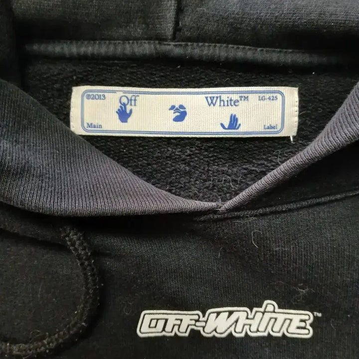 [BUNJANG] Off-White Black Hoodie / OFF-WHITE 블랙 후드티