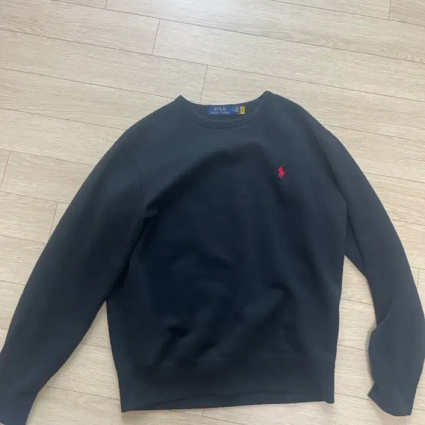 [BUNJANG] Polo Ralph Lauren Black Sweatshirt M / 폴로맨투맨 블랙 정품 M