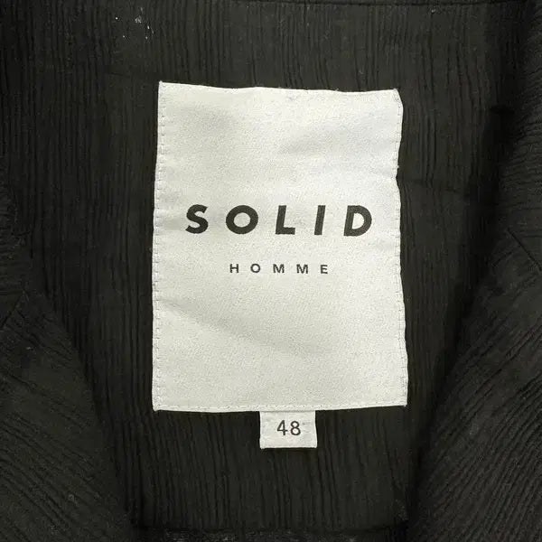 [BUNJANG] Solid Homme Black Three-Button Jacket / 솔리드옴므 블랙 쓰리버튼 자켓