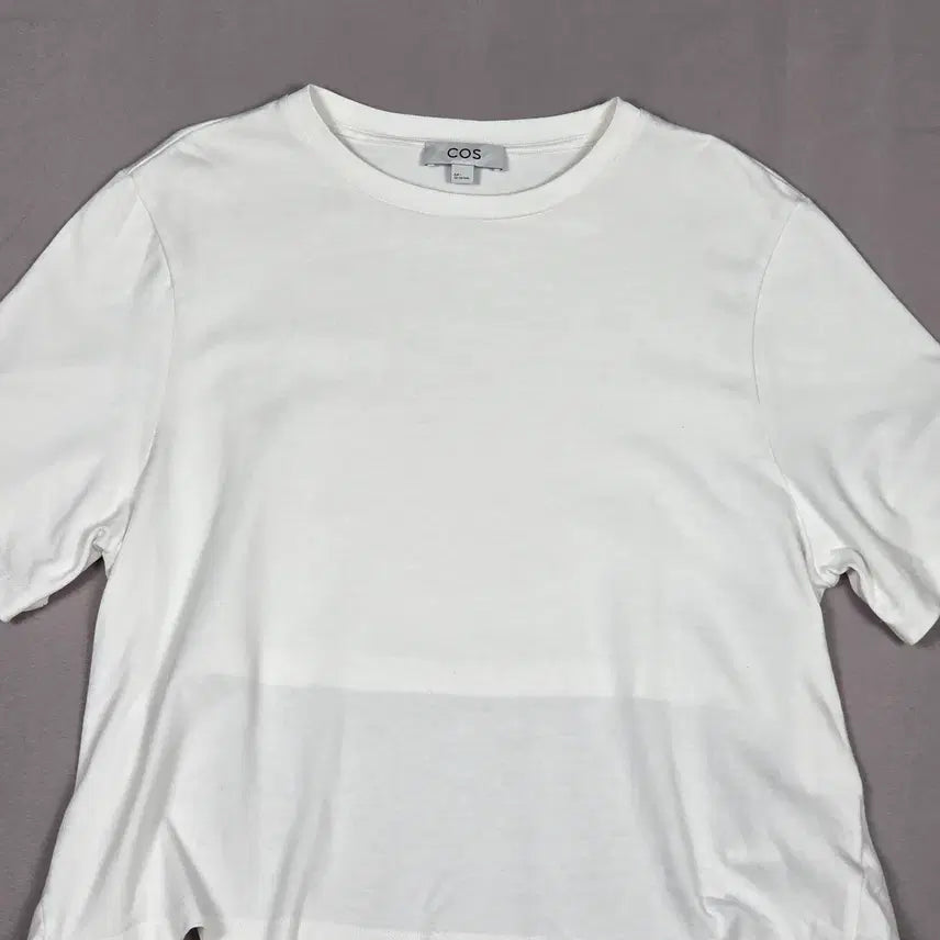 [BUNJANG] COS Back Tie Detail Cotton Short Sleeve T-Shirt / [COS] 백 타이 디테일 코튼 반팔 티셔츠 | S00100