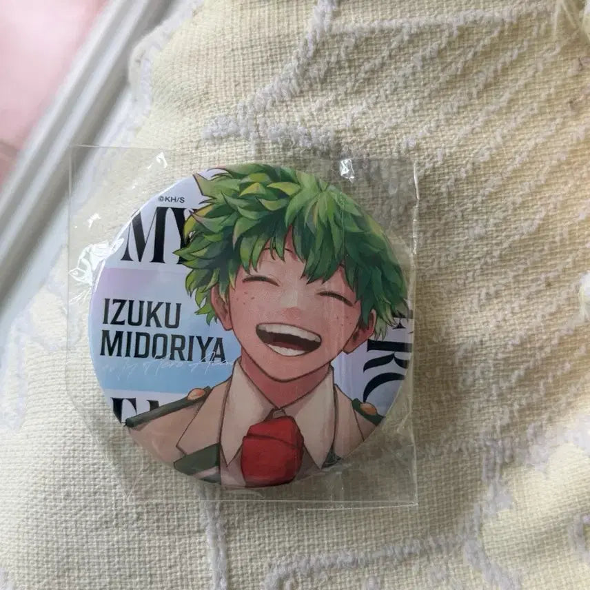 [BUNJANG] My Hero Academia Izuku Midoriya Can Badge / 나히아 히로아카 기가 미도리야 캔뱃지