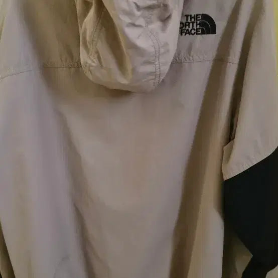 [BUNJANG] The North Face Anorak Windbreaker Beige / 노스페이스 아노락 바람막이 베이지