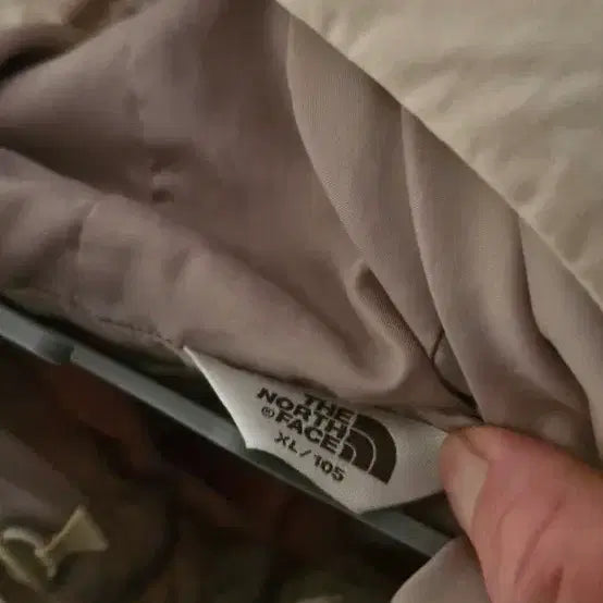 [BUNJANG] The North Face Anorak Windbreaker Beige / 노스페이스 아노락 바람막이 베이지