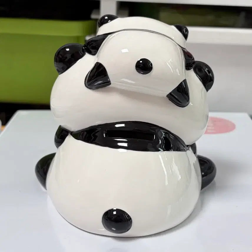 [BUNJANG] San-X Tare Panda Ceramic Piggy Bank / 고전문구 산엑스 타레판다 도자기 저금통