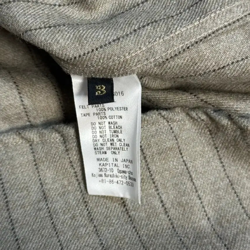 [BUNJANG] Kapital Baseball Shirt Size 3 / 캐피탈 KAPITAL 베이스볼 셔츠 3사이즈