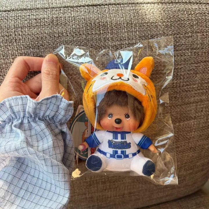 [BUNJANG] Starman x Monchhichi Collaboration Mascot Keychain / 새상품 DB스타번 야구 몬치치 키링 한정판