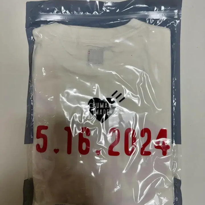 [BUNJANG] Human Made Heart Logo Short Sleeve T-Shirt White / 휴먼메이드 하트 로고 반팔 티셔츠 화이트
