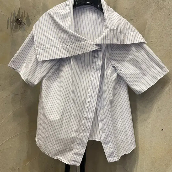[BUNJANG] COS White Sailor Collar Cropped Shirt Blouse / 코스 셔츠 블라우스 55
