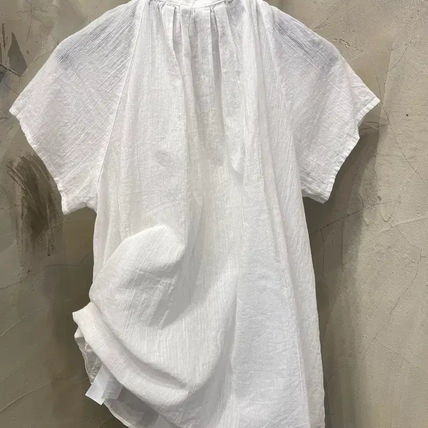 [BUNJANG] COS White Sailor Collar Cropped Shirt Blouse / 코스 셔츠 블라우스 55