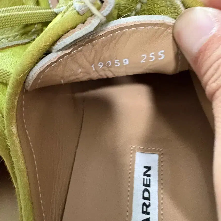 [BUNJANG] Lost Garden Dive Mule Lime Khaki / 로스트가든 다이브 뮬 라임 카키 255(운동화 265~270)