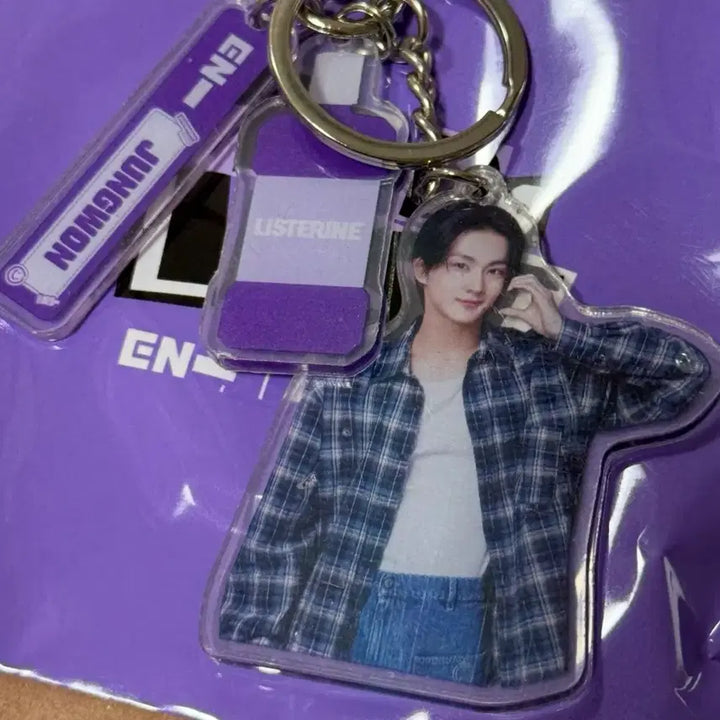 [BUNJANG] ENHYPEN Jungwon Listerine Photocard Holder / 엔하이픈 정원 리스테린 키링