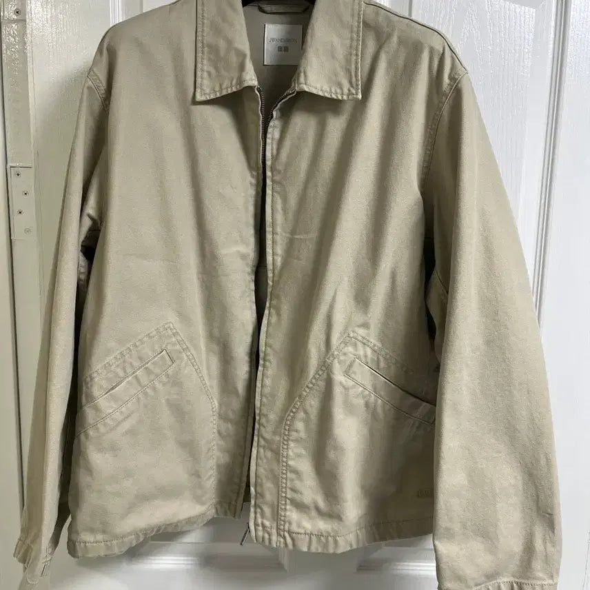 [BUNJANG] Uniqlo JW Anderson Blouson Beige XL / 유니클로 JW앤더슨 집업 블루종 XL 베이지