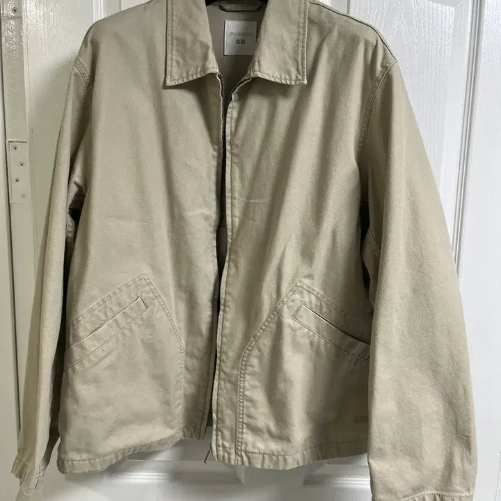 [BUNJANG] Uniqlo JW Anderson Blouson Beige XL / 유니클로 JW앤더슨 집업 블루종 XL 베이지