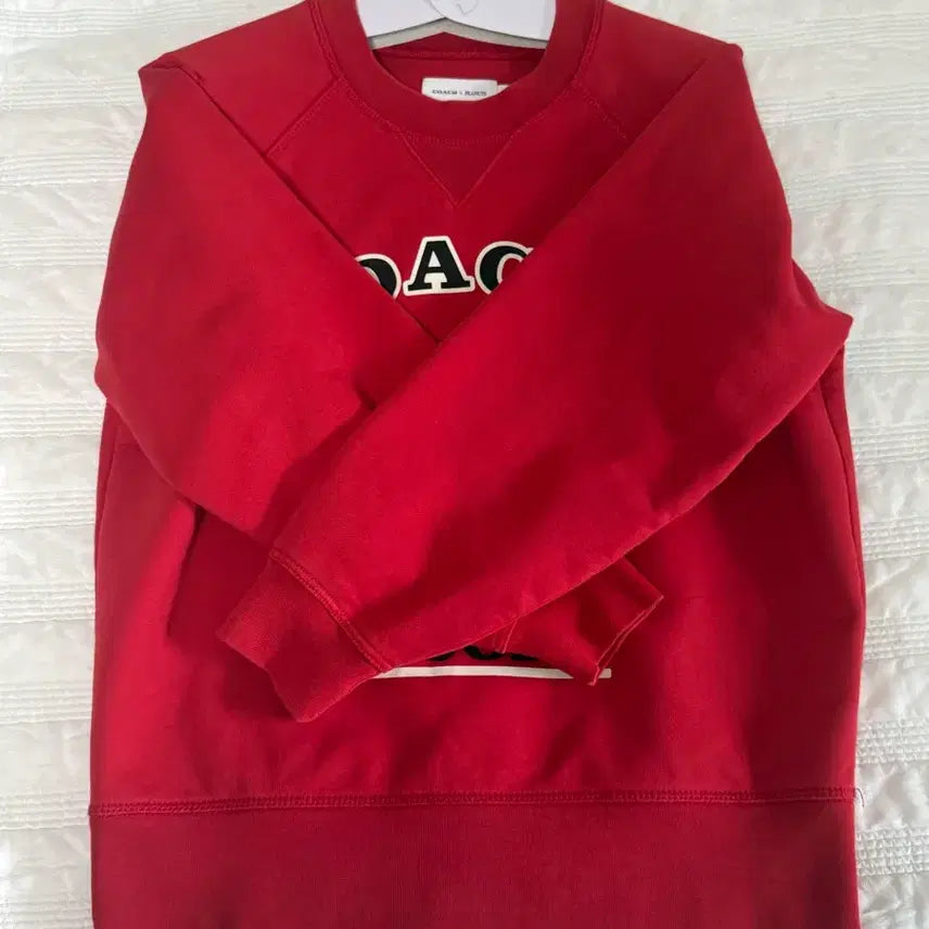 [BUNJANG] Coach x Peanuts Collaboration Snoopy Graphic Sweatshirt Red XS / 코치 스누피 콜라보 맨투맨 XS